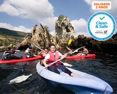 Kayak Tour Arrábida - Discover The Nature! 1, 2 ou 4 Pessoas